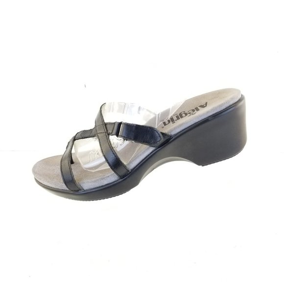 Alegria Womens  Sandals Hul-101 Black Strappy  Sho - Picture 1 of 7